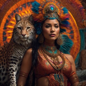 Create an 8K UHD hyper-realistic 3D animation featuring a female...