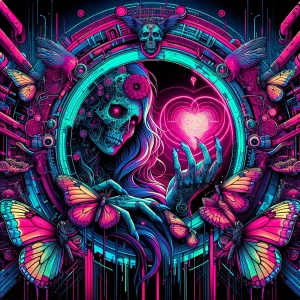 Shaped Logo
 brand name [Dead Hearts & Butterflies]
Anime circul...