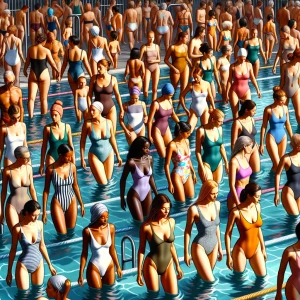 Flux quality. German public pool after the update on what female...