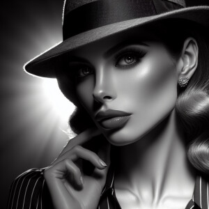 Black and White Photo Realistic