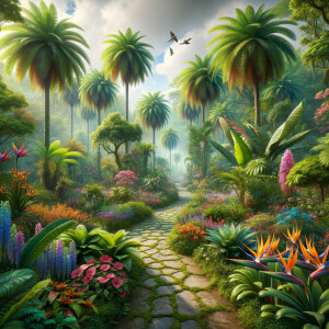 Tropical garden