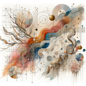 The golden ratio, Minimalist art Circuit, boards, circuitry, diagrams Cellular structures, DNA, circuit boards, colorful wires,  asian and Egyptian  graffiti, lie detector graphs, cardio printout, branches Bones painterly background rust