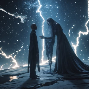 > "At the edge of a collapsing reality, the Void Bride reaches o...