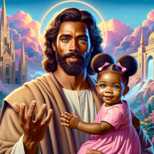 Create a 3D realistic artwork featuring the phrase 'Jesus Saves'...