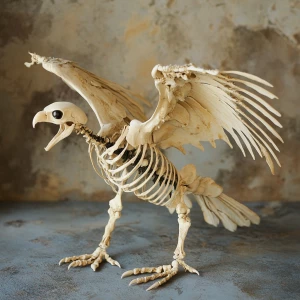 Zephyr Eagle skeleton