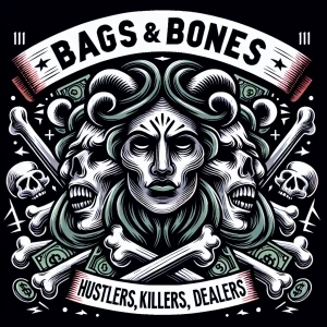 That sounds like an intense and dynamic logo concept! Here's how...