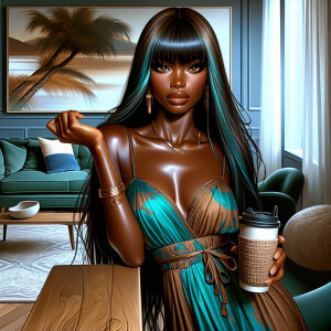 For a remix of your original prompt, how about this:"Imagine
 a...