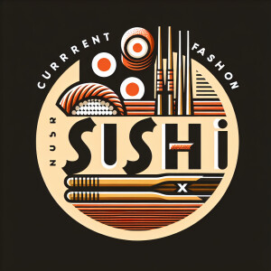 Draw a logo for the sushi restaurant "SUSHI XAC"