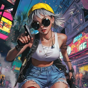 young, rebellious gta-style character. The character should have...