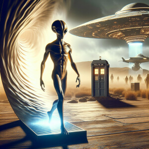 An alien shape shifter is leisurely making its way back to its s...