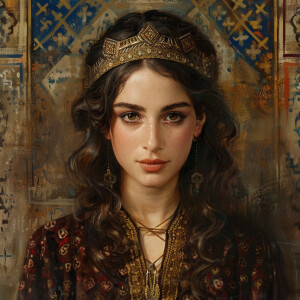 Describe a compelling character who is a Jewish woman known for...