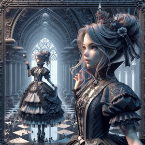Alice in wonderland gothic clothes