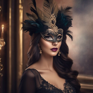 Masquerade Ball AI portrait