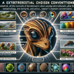 foto real de visor de animales fantasticos extraterrestres  con...