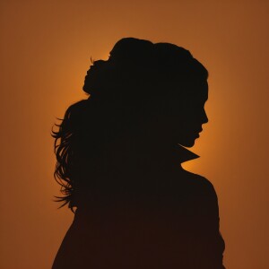 Simple Silhouette of The Rebellion symbol with Star wars charact...