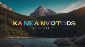 Create an image featuring bright colors with the text "Kane Atwo...