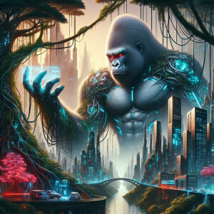 Gorilla demon warrior