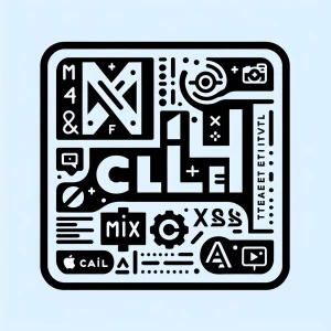 Generate an image featuring the words "MIX," "chele," "cass," an...