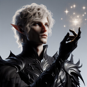 Caranthir-Ar-Fieniel from the Witcher uses magic to alter the st...