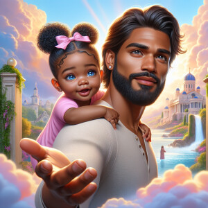 Create a 3D realistic artwork featuring the phrase 'Jesus Saves'...
