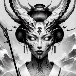 Create an 8K ultra-high-resolution artwork portraying a gorgeous...