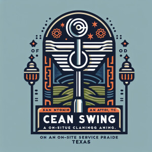 Design a modern and elegant logo for 'Clean Swing’ that provides...