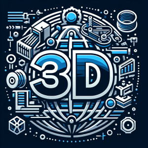 3D printing world logo in high resolution