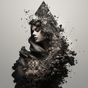 Captured with a Phase One XF IQ4 150MP, this ethereal portrait u...