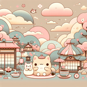 1 A Japanese-inspired style embracing cuteness, pastel colors, a...