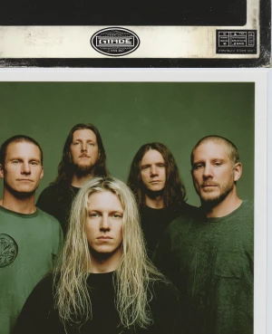 Record label color promo photo of a nu-metal band from Gondor. W...