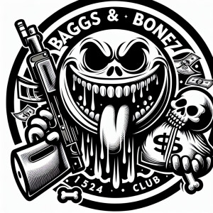 Design a highly intricate and comic like vivid circular logo fea...