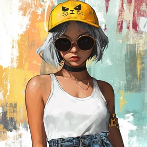 young, rebellious gta-style character. The character should have...