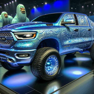 2018 dodge ram all metallic indiresent metallic blue, intricate...