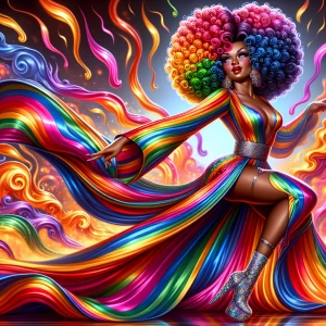 A highly detailed, realistic vibrant and dazzling digital airbru...