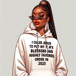 full body image that shows a african american woman with a plain...