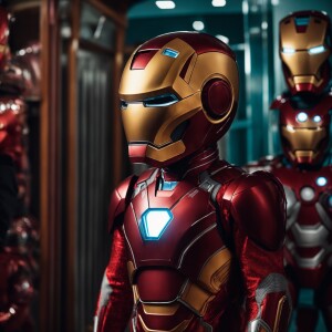 Wearing a ironman fitted suit