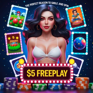 Create a digital casino advertisement that is vibrant and colorf...