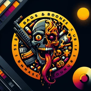 Create aa cartoonish anime shogun style professional ,  horror-t...