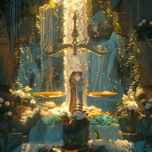 ultra high resolution 3D image of a man and a woman holding each...