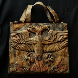 Sumerian Dragon Handbag of ancient astronauts.