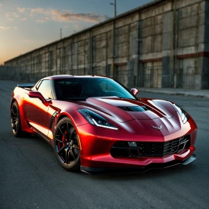 Create image of custom 2023 corvette