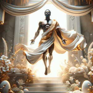 ultra 3-D realistic, perfect anatomy, perfect proportions, afric...