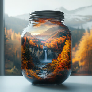 Surrealism. A double exposure image in Christoffer Relander's si...