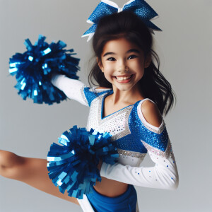 Tween cheerleader