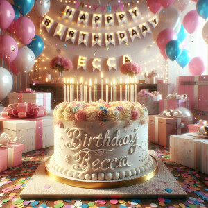 Happy birthday Becca
