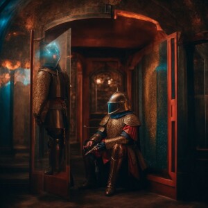 Generate the knights instructions manual for how to time travel