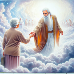 Create a hyper-realistic acrylic painting of Jesusas he appears...