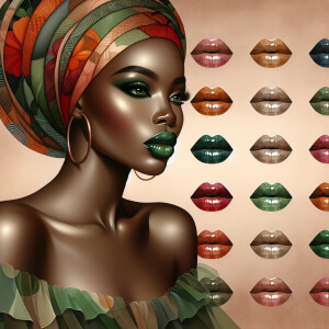 Create a mesmerizing piece of abstract art in shades of mild bro...