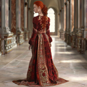 Photorealistic image. Walking down a  Runway walk image. Head to...