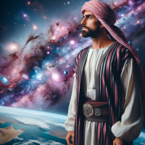 A sailor at the edge of the universe watching it expand before h...